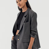 WATSON GREY OVERSIZED BLAZER