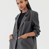 WATSON GREY OVERSIZED BLAZER