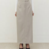JI LONG SKIRT IN LIGHT BEIGE