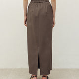 JI LONG SKIRT IN BROWN