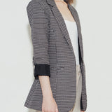 KHLOE CHECKED BLAZER