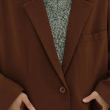 WYATT PECAN OVERSIZED BLAZER