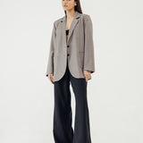 OLSON GREY OVERSIZED BLAZER