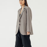 OLSON GREY OVERSIZED BLAZER