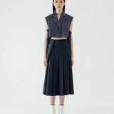 SIDIK JARI – ASYMMETRICAL TIED VEST