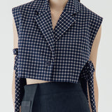 SIDIK JARI – ASYMMETRICAL TIED VEST