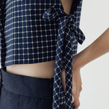 SIDIK JARI – ASYMMETRICAL TIED VEST