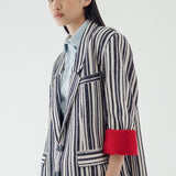 SIDIK JARI – STRIPE OVERSIZED BLAZER