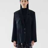 SIDIK JARI – TULLE OVERSIZED BLAZER