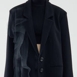 SIDIK JARI – TULLE OVERSIZED BLAZER