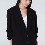 WATSON BLACK OVERSIZED BLAZER