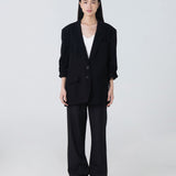 WATSON BLACK OVERSIZED BLAZER