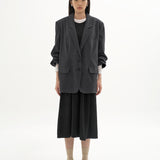 WATSON DARK GREY OVERSIZED BLAZER