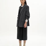 WATSON DARK GREY OVERSIZED BLAZER