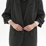 WATSON DARK GREY OVERSIZED BLAZER