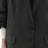 WATSON DARK GREY OVERSIZED BLAZER