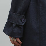 HOLMES LONG COAT IN SOFT DENIM
