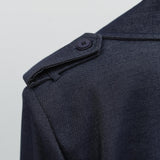 HOLMES LONG COAT IN SOFT DENIM