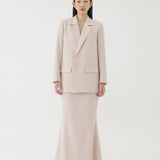 🌳 LINEN OVERSIZED BLAZER IN BEIGE