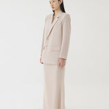 🌳 LINEN OVERSIZED BLAZER IN BEIGE