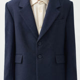 BASIC DENIM OVERSIZED BLAZER