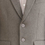 BASIC KHAKI GREY SLIM FIT BLAZER