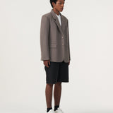 BASIC DARK KHAKI OVERSIZED BLAZER
