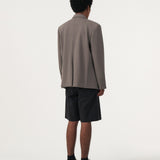 BASIC DARK KHAKI OVERSIZED BLAZER