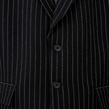 BASIC STRIPED OVERSIZED BLAZER