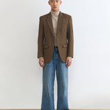 BASIC PECAN SLIM FIT BLAZER