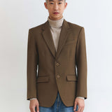 BASIC PECAN SLIM FIT BLAZER