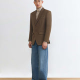 BASIC PECAN SLIM FIT BLAZER