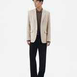 BASIC BEIGE SLIM FIT BLAZER