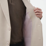 BASIC BEIGE SLIM FIT BLAZER