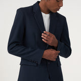 BASIC NAVY SLIM FIT BLAZER