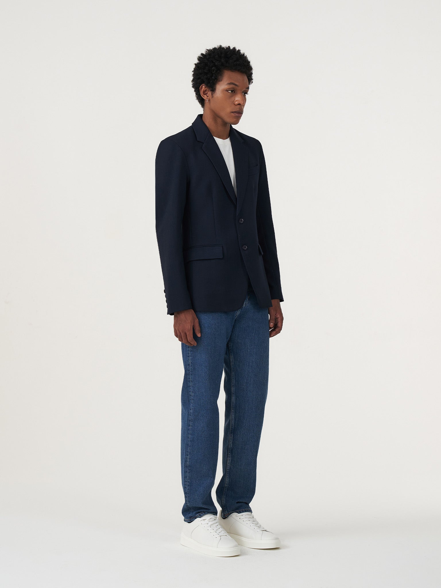 BASIC NAVY SLIM FIT BLAZER â BLZR.ID
