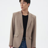 BASIC SAND SLIM FIT BLAZER