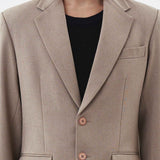 BASIC SAND SLIM FIT BLAZER
