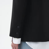 BASIC BLACK OVERSIZED BLAZER