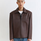 BROWN LEATHER JACKET