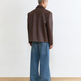 BROWN LEATHER JACKET