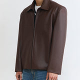 BROWN LEATHER JACKET