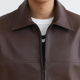 BROWN LEATHER JACKET