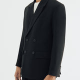 CLASSIC BLACK DOUBLE BREASTED BLAZER