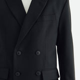 CLASSIC BLACK DOUBLE BREASTED BLAZER