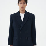CLASSIC NAVY DOUBLE BREASTED BLAZER