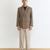 CLASSIC PEANUT DOUBLE BREASTED BLAZER