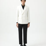 CLASSIC ⁠WHITE DOUBLE BREASTED BLAZER