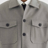 GREY OVERSIZED OUTER