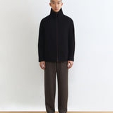 HIGH NECK JACKET IN BLACK